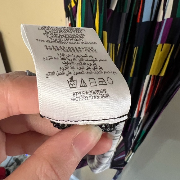 BCBGMaxazria Adele Wrap Multicolor Dress - Picture 12 of 16